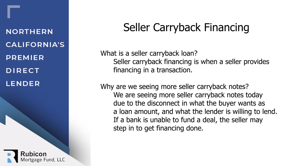Seller carryback financing: When a seller becomes the bank